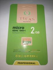 Tucas 2gb memory card mini pack